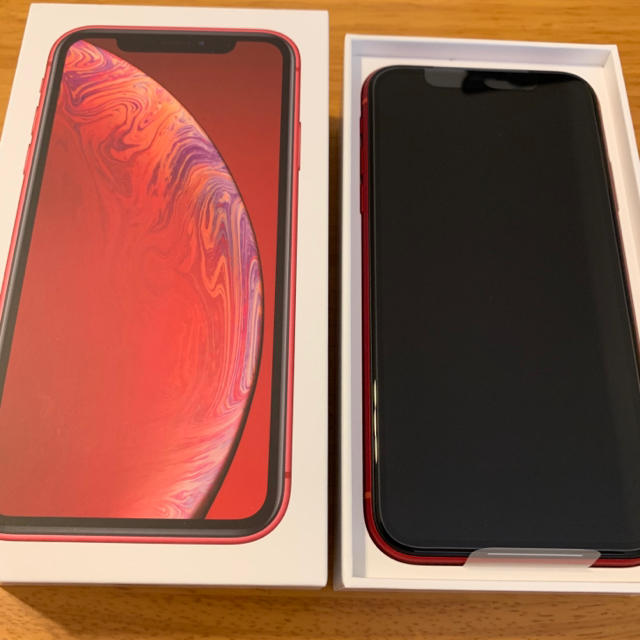 【値下げ】iPhoneXR Red 64GB SIMフリー