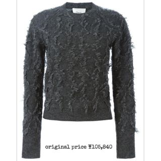 スリーワンフィリップリム(3.1 Phillip Lim)の新品！3.1 phillip limダメージニットセーター(ニット/セーター)