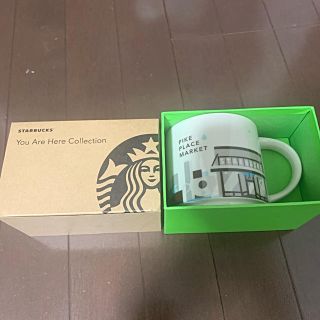 スターバックスコーヒー(Starbucks Coffee)のスターバックス マグカップ  (シアトル パイクプレイスマーケット)(グラス/カップ)