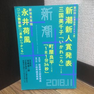 新潮　2018年11月号(文芸)