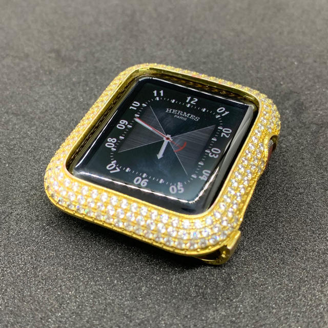 Apple Watch 44mm バケットカット ジルコニア ケース ラバー