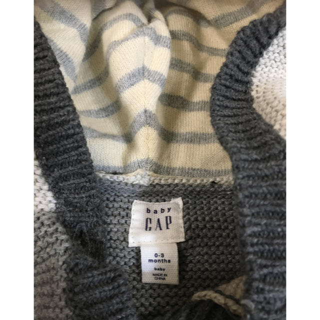 babyGAP(ベビーギャップ)のカーディガン50 GAP キッズ/ベビー/マタニティのベビー服(~85cm)(カーディガン/ボレロ)の商品写真