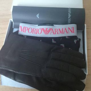 エンポリオアルマーニ(Emporio Armani)のmen's 手袋&パンツセット♡(その他)