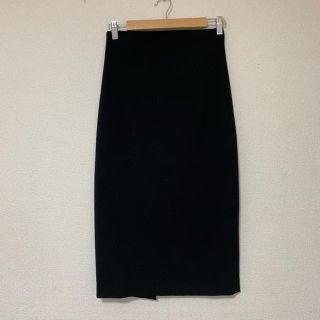 ザラ(ZARA)のZARA タイトスカート 黒(ひざ丈スカート)