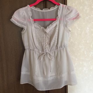 プライドグライド(prideglide)のめるん様専用 上品ブラウス 36(シャツ/ブラウス(半袖/袖なし))