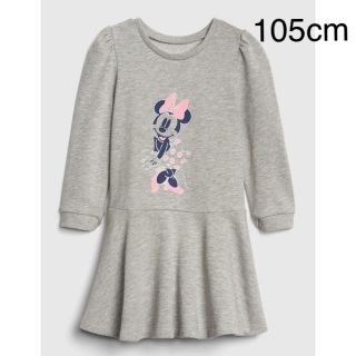 ベビーギャップ(babyGAP)の【新品】105cm Disney Minnie Mouse ワンピース グレー(ワンピース)