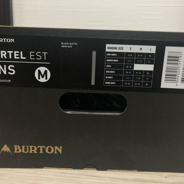 BURTON(バートン)のバートン ビンディング 新品未使用！ スポーツ/アウトドアのスノーボード(バインディング)の商品写真