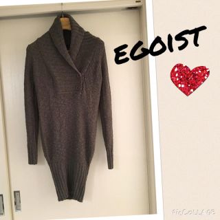 エゴイスト(EGOIST)の新品未使用♡EGOISTニットワンピース(ミニワンピース)