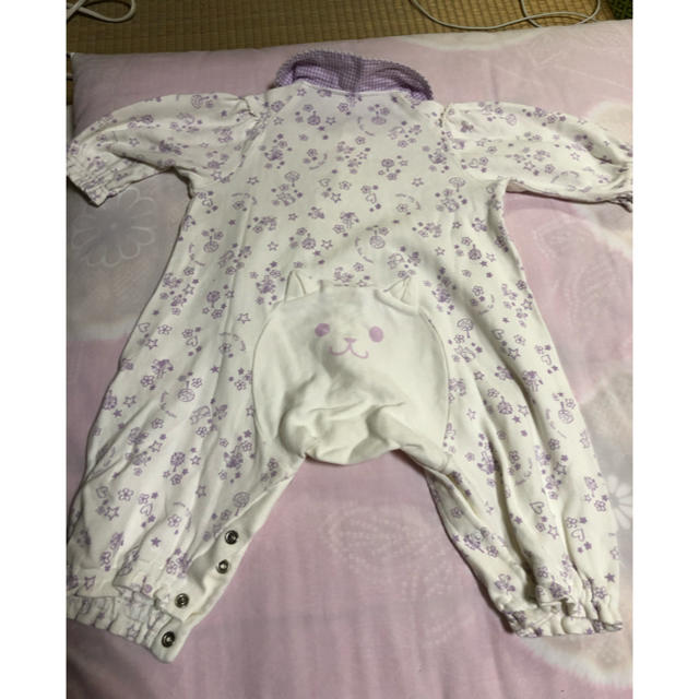 ANNA SUI mini(アナスイミニ)のアナスイミニ　ロンパース　ベスト付き キッズ/ベビー/マタニティのベビー服(~85cm)(ロンパース)の商品写真