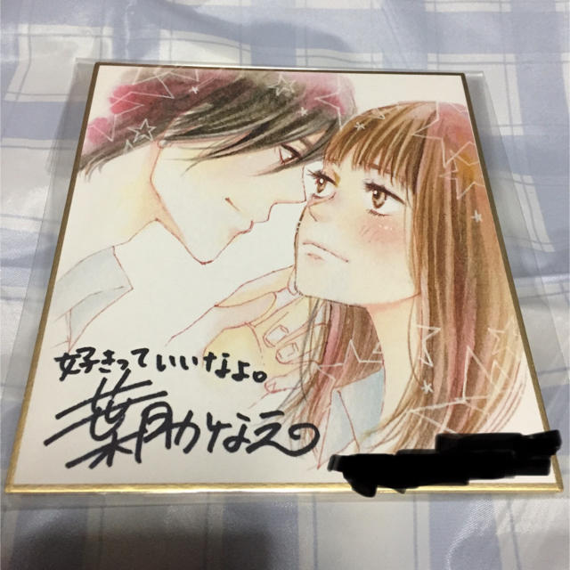 素晴らしい外見 好きっていいなよ 直筆イラストサイン色紙 抽プレ