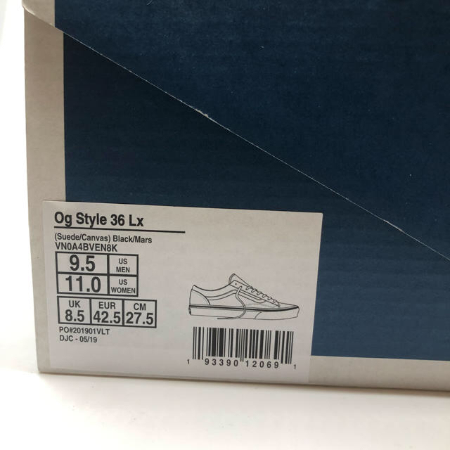 Vans Og Style 36 Lx 27.5cm