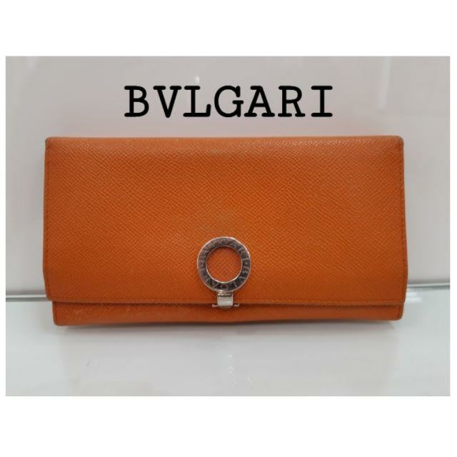 BVLGARI(ブルガリ)のBVLGARI ブルガリ オレンジ 長財布 レディースのファッション小物(財布)の商品写真