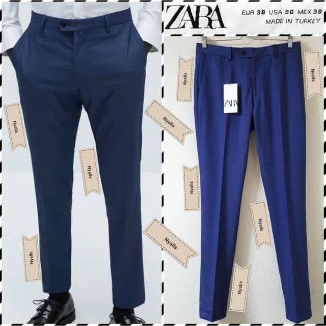 ZARA MAN★新品★タグ付き★ブルー★セットアップ★スーツ★ブレザー★パンツ 2