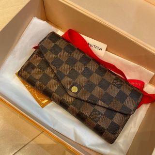 ルイヴィトン(LOUIS VUITTON)のルイヴィトン ダミエ 長財布(ひまわり様専用)(財布)