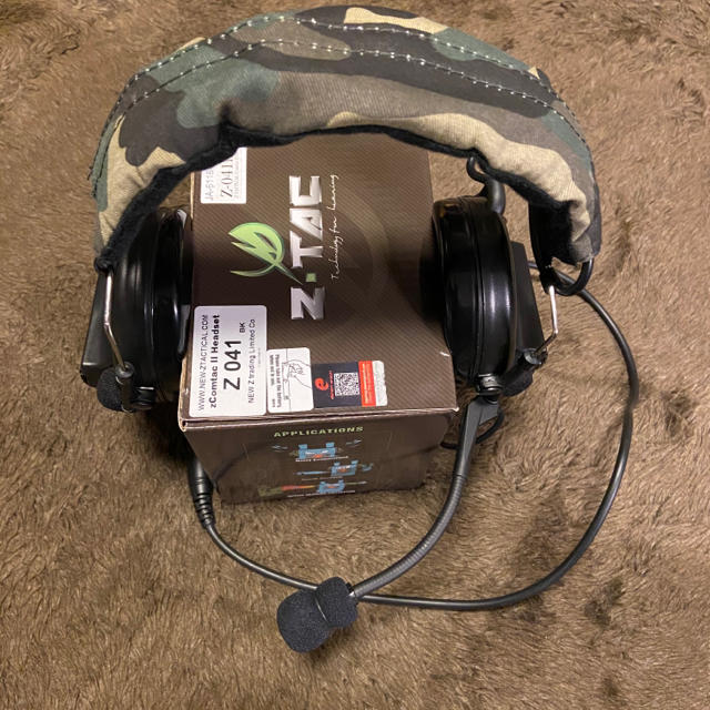 Z-TAC COMTAC ii headset BK+ PTT icom用　美品