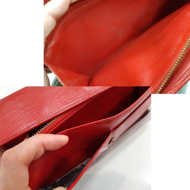 LOUIS VUITTON(ルイヴィトン)のLouis Vuitton ルイヴィトン エピ 赤 長財布 レディースのファッション小物(財布)の商品写真