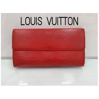 ルイヴィトン(LOUIS VUITTON)のLouis Vuitton ルイヴィトン エピ 赤 長財布(財布)