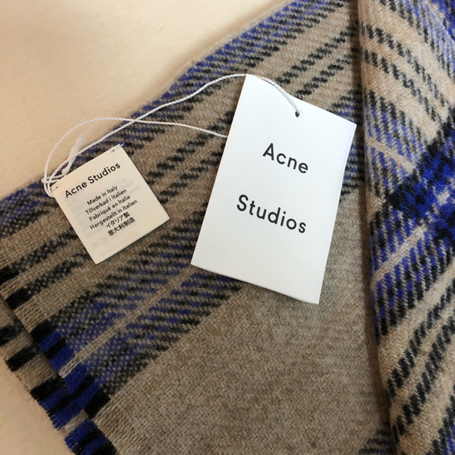 目玉Acne Studios アクネ ストゥディオズ チェックスカーフ マフラー