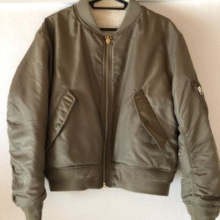 フリークスストア(FREAK'S STORE)の【美品】FREAK'S STORE リバーシブルボアブルゾン　MA-1(ブルゾン)