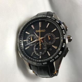 セイコー(SEIKO)のセイコー　ブライツ FLIGHT EXPERT SAGA221(レザーベルト)