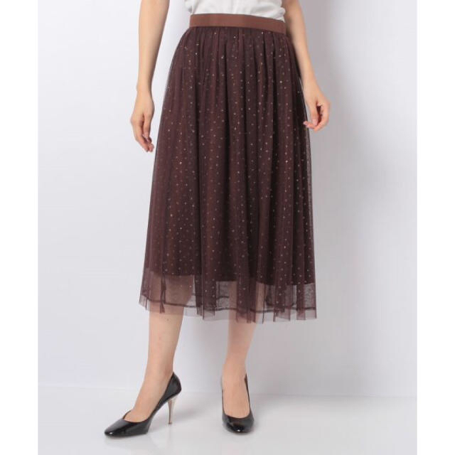 Rirandture(リランドチュール)のリランドチュール💓シャイニードットチュールスカート レディースのスカート(ひざ丈スカート)の商品写真