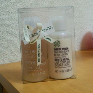 ザボディショップ(THE BODY SHOP)のホワイトムスク❤ トラベルセット(ボディローション/ミルク)