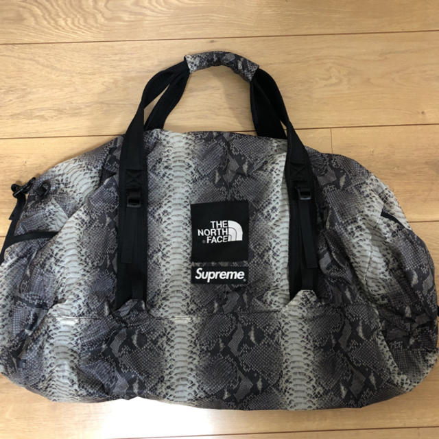 Supreme north face snakeskin Duffle bag