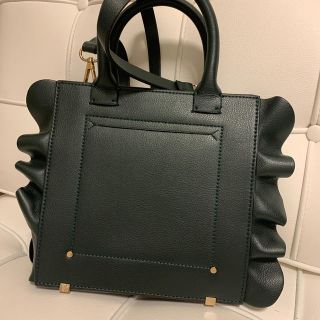 ザラ(ZARA)のZARA グリーンショルダーバック(ショルダーバッグ)