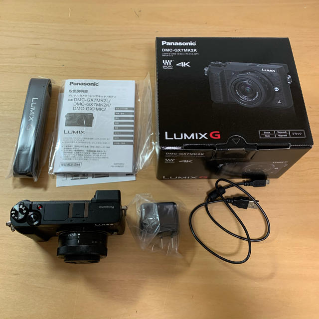 カメラPanasonic DMC-GX7MK2 極美品　純正レンズ付