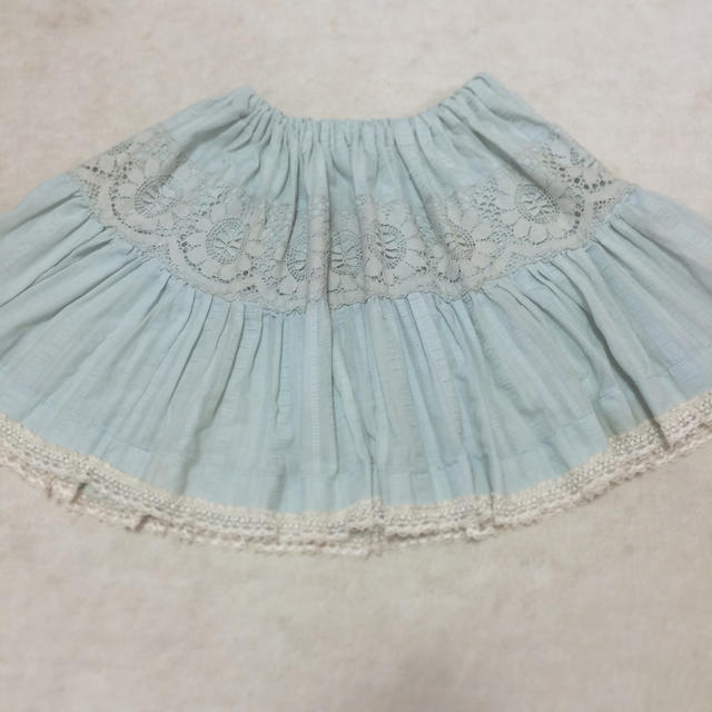 Grimoire(グリモワール)の60'sペールブルーミニスカート レディースのスカート(ミニスカート)の商品写真