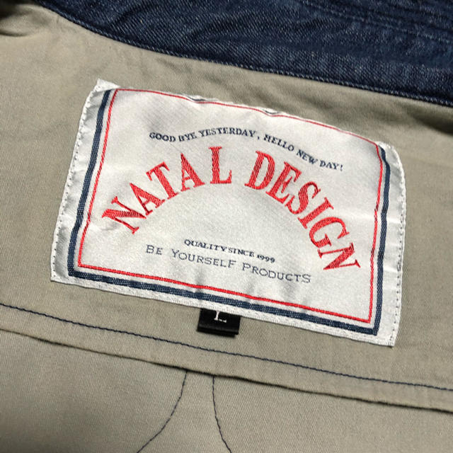 NATAL DESIGN(ネイタルデザイン)の【ネイタルデザイン】キルテッドシャツ4  サイズL メンズのジャケット/アウター(Gジャン/デニムジャケット)の商品写真