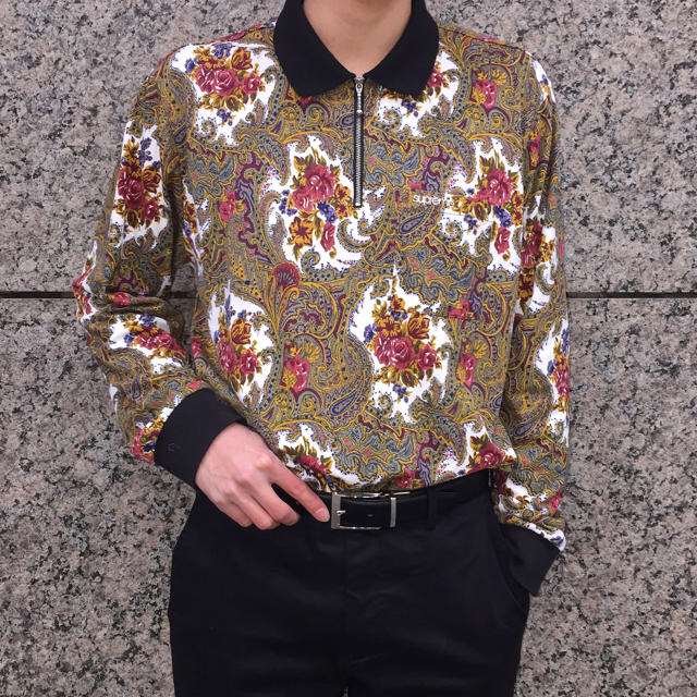 supreme 窪塚洋介着用 Paisley L/S Polo ペイズリーポロ-