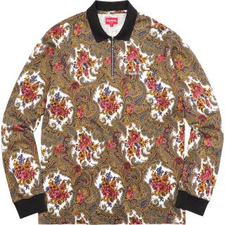 シュプリーム(Supreme)のSupreme Paisley L/S Polo シュプリーム Lサイズ(ポロシャツ)