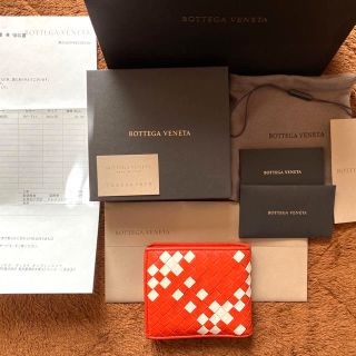 ボッテガヴェネタ(Bottega Veneta)のたか様専用　ボッテガヴェネタ　二つ折り財布　レッド(折り財布)