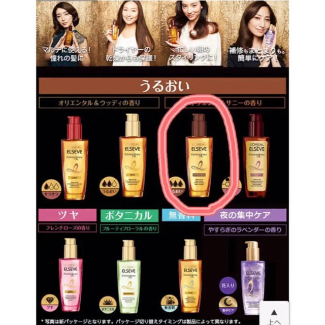 L'Oreal Paris(ロレアルパリ)の洗い流さないヘアオイル3本セット コスメ/美容のヘアケア/スタイリング(オイル/美容液)の商品写真