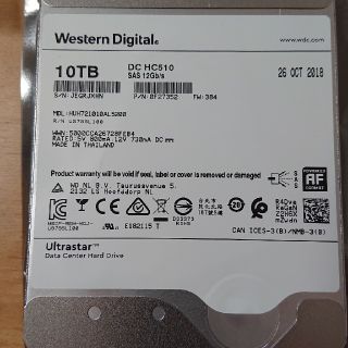 10TB 2台 WD HUH721010AL5200