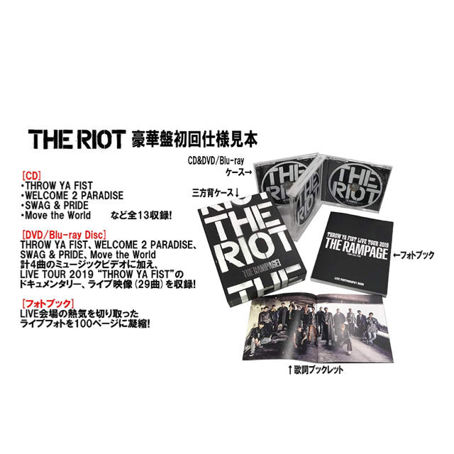 THE RIOT 初回盤　Blu-ray