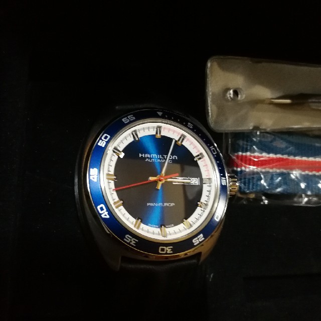腕時計(アナログ)HAMILTON　ハミルトン　パンユーロ　H35405941