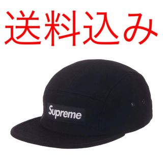 シュプリーム(Supreme)のSUPREME Wool Camp Cap Black ウール キャンプキャップ(キャップ)