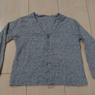 ユニクロ(UNIQLO)のユニクロ UNIQLO カーディガン グレー 100(カーディガン)