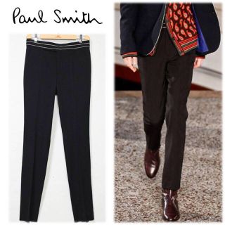 ポールスミス(Paul Smith)の《ポールスミス》新品 トリミングウエストスラックス 上質なパンツ L(W84)(スラックス)