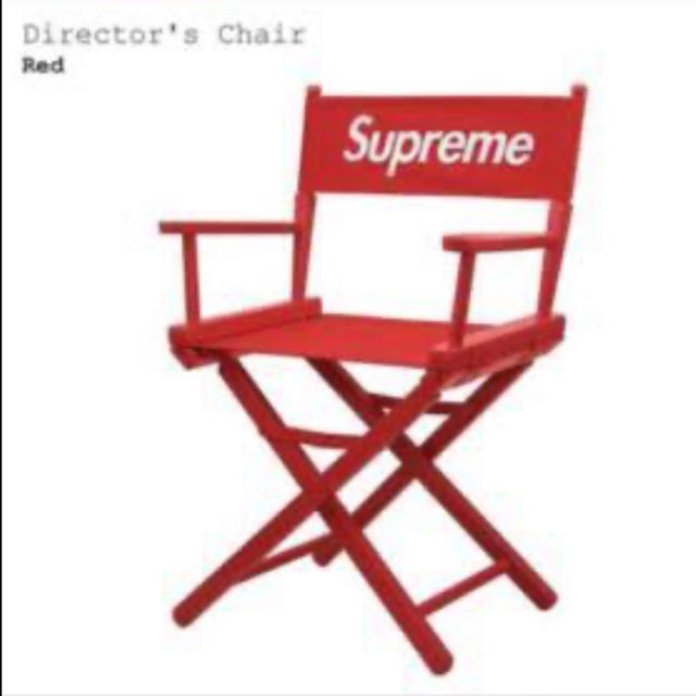 Supreme directors chair 赤