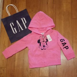 ベビーギャップ(babyGAP)の90 ディズニーコレクション　パーカー　ミニー(Tシャツ/カットソー)