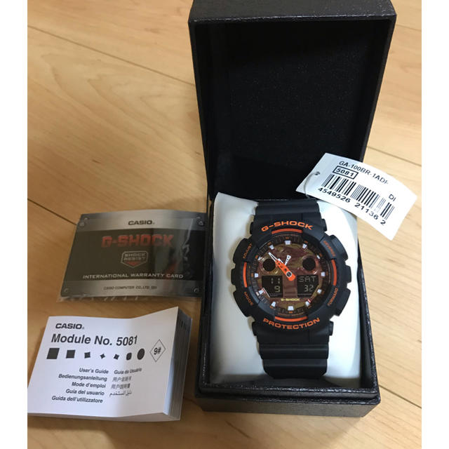 新品未使用 g-shock  ga-100br-1dr