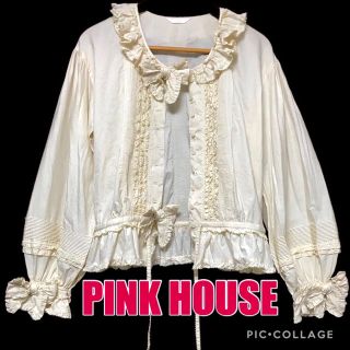 ピンクハウス(PINK HOUSE)のピンクハウス　長袖オーバーブラウス(シャツ/ブラウス(長袖/七分))