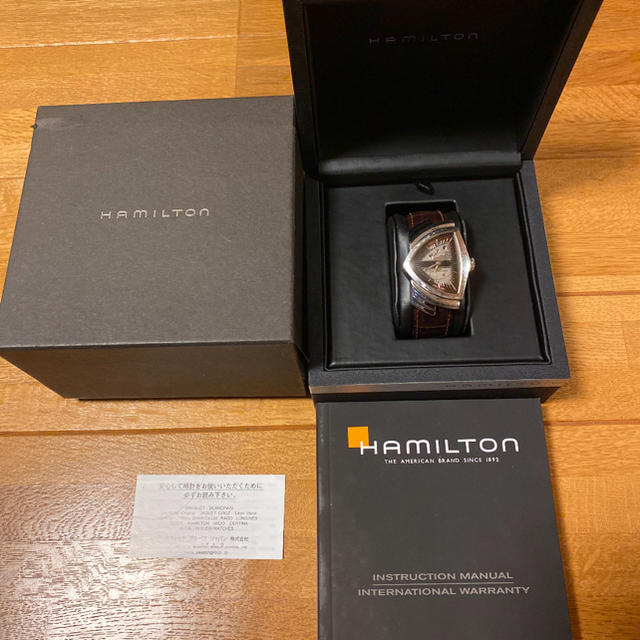 激安な HAMILTON 人気品! - Hamilton ベンチュラ 茶 シルバー