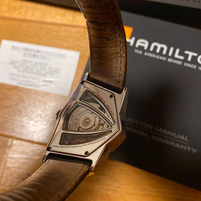 人気品！ HAMILTON ベンチュラ オートマチック H245150 純正茶革