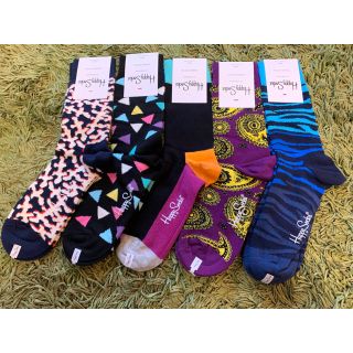 ビームス(BEAMS)のハッピーソックス レディース5足 定価7,150円 happy socks(ソックス)