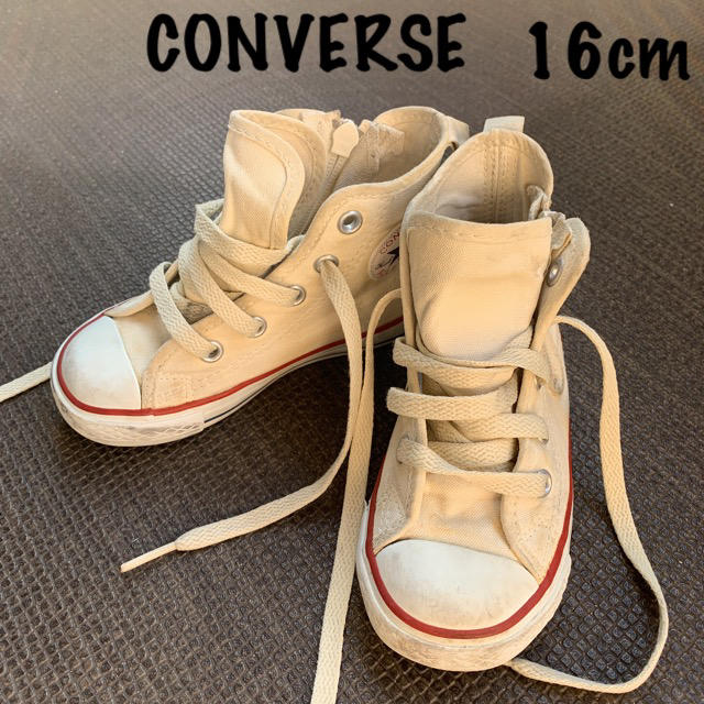 CONVERSE(コンバース)のコンバース：ハイカットスニーカー 16cm キッズ/ベビー/マタニティのキッズ靴/シューズ(15cm~)(スニーカー)の商品写真