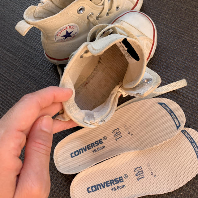 CONVERSE(コンバース)のコンバース：ハイカットスニーカー 16cm キッズ/ベビー/マタニティのキッズ靴/シューズ(15cm~)(スニーカー)の商品写真